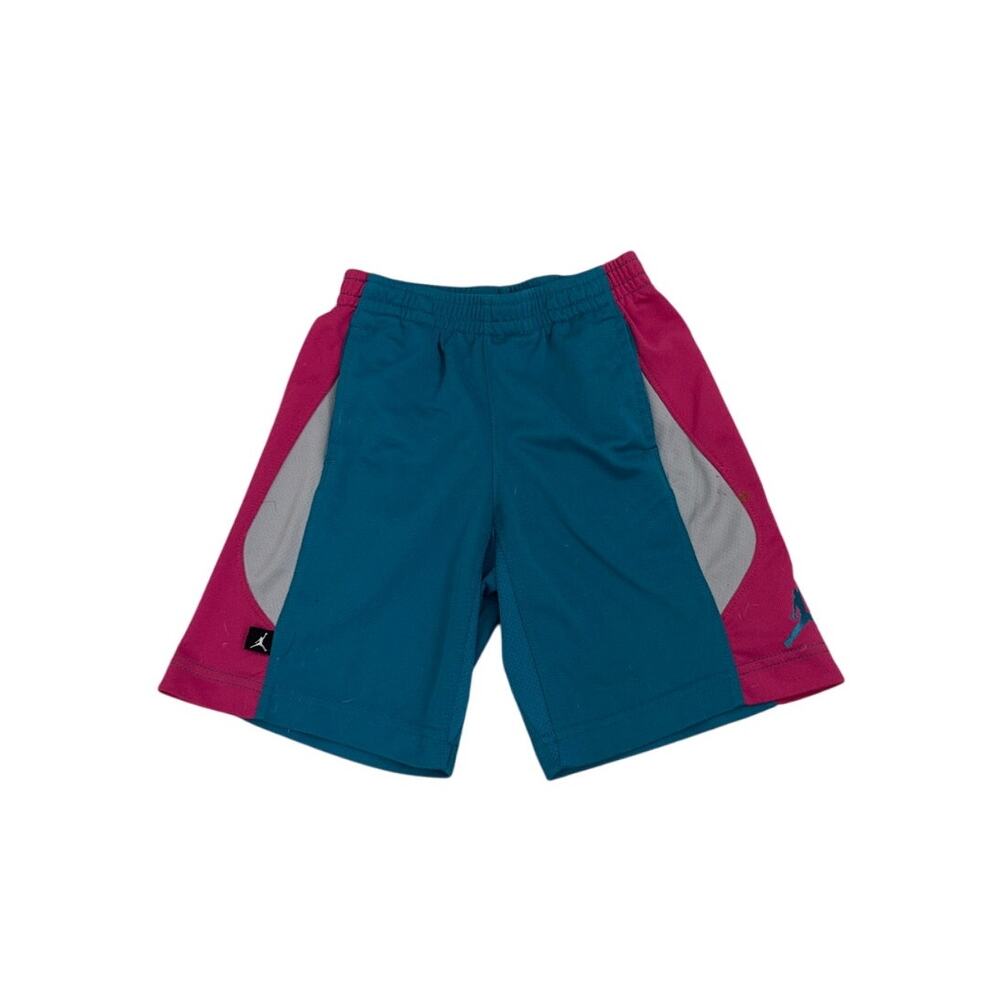 Jordan Shorts Nike Air Jordan Teal Pink Athletic Shorts Size Youth 6/7